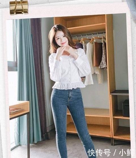  『美女』牛仔裤舒适又百搭，穿起来很自由，尽显时尚女人气质
