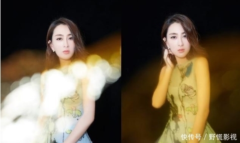  [气质]“马漂亮”称号真不是白叫的，泡泡袖波点上衣配阔腿裤，减龄时髦