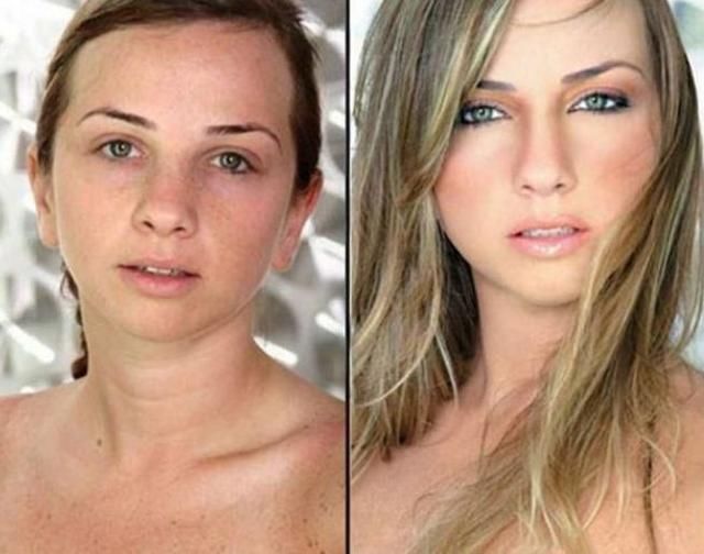 各国网红化妆前VS化妆后,日本大妈变萝莉,看韩国的感觉被骗了!