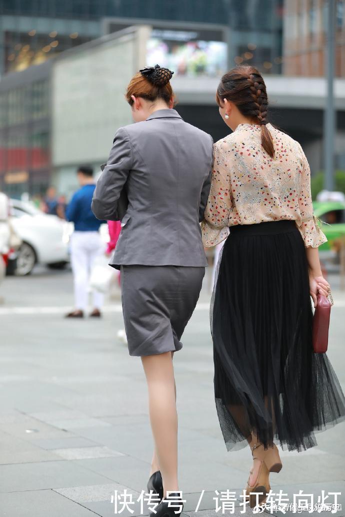  「样子」街拍穿着职业装的美女，工作中的样子最迷人