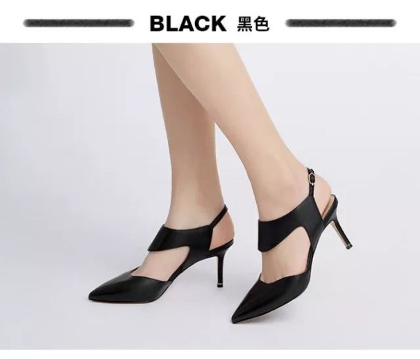 GIRDEAR哥弟2018夏季新款尖头高跟鞋 为日常着装添点新意