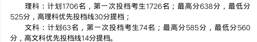 南方医科大学2019录取分数线
