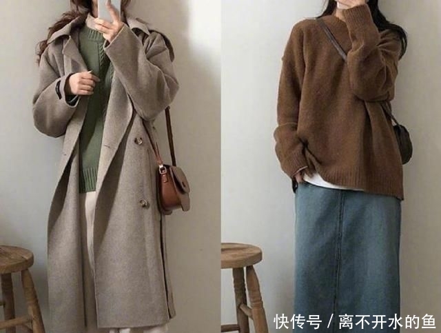  冬季@百看不厌的大地色!高级感冬季穿搭,上班族通勤气质女神必备