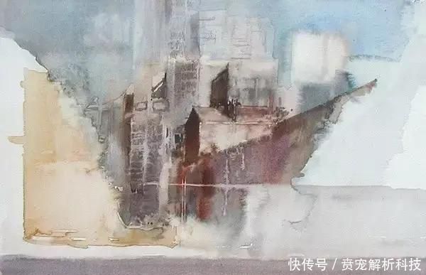 『画家』法国画家的灰调水彩画,太有质感啦