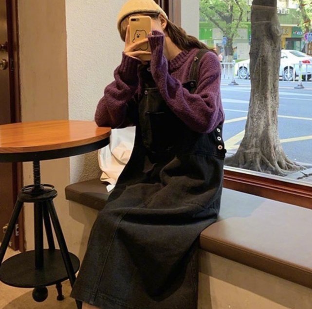  学学：建议小个子女生春天放弃阔腿裤吧，学学网红这样穿，又美又显高
