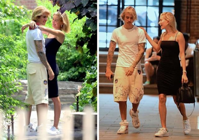 海狸比伯订婚后秀恩爱停不下来，来学他们的街头范儿cp穿搭