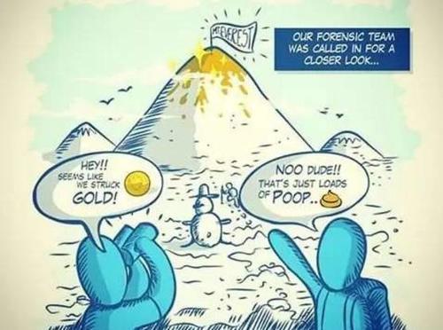 珠穆朗玛，世界上最高的垃圾场，左边是尸体，右边是屎！