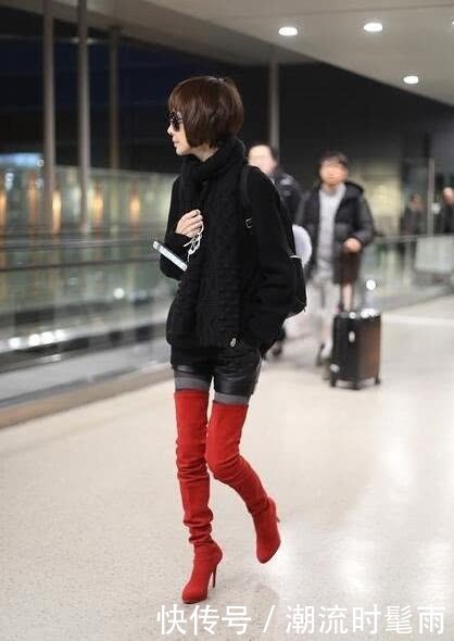 鲁豫瘦得只有80斤，最小码的裤子都塞不满，网友：就是两根竹竿