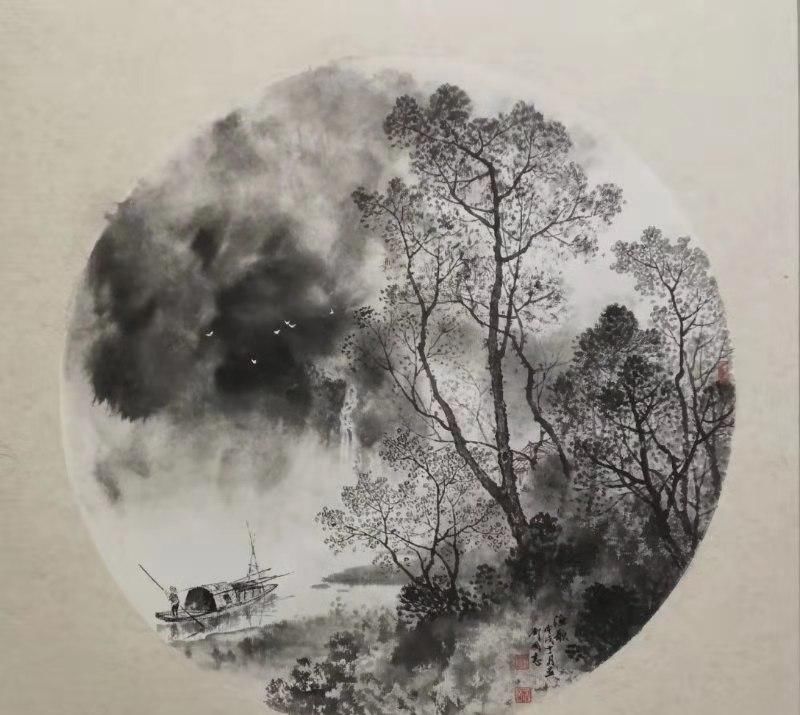  「建国」建国70周年重点推荐艺术家刘国志国画作品欣赏