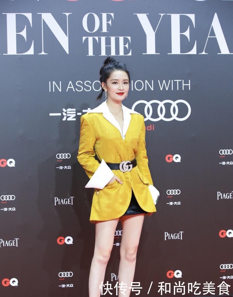 『 身穿』“筷子腿”实力抢镜，李沁有颜任性！身穿亮黄色西装时髦精致