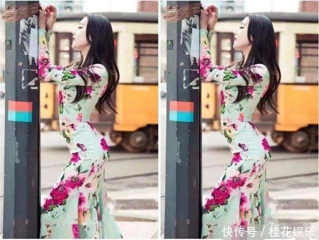 当迪丽热巴和韩雪同穿印花旗袍 谁的身材更妖娆？