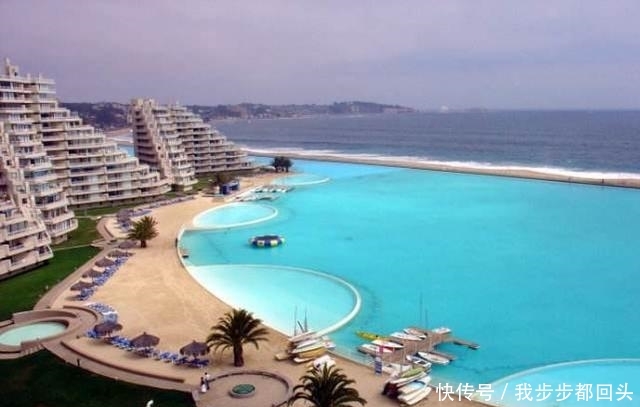 世界上最大游泳池,耗资90多亿人民币修建,面积达到8万平方米