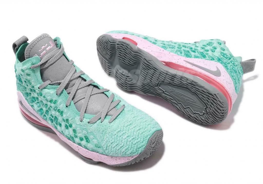 #南海岸#LeBron 17推新款 蓝绿配粉色重返南海岸