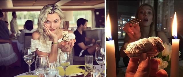 超模卡莉克劳斯订婚太突然？她以往的旅行照一直都在默默秀恩爱