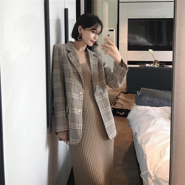 格纹元素称霸秋冬，复古吸睛，轻松出彩，不穿格纹你就out了