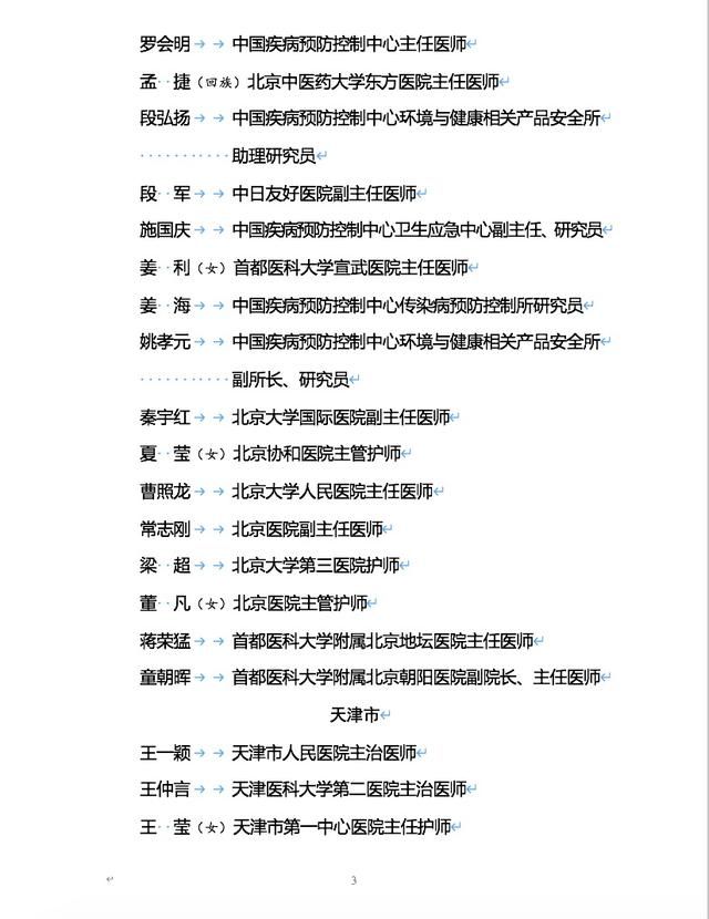 #全国卫生健康系统新#名单来了，北京这些集体和个人被表彰！还有34个特殊的名字让人泪目