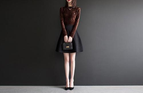 秋季针织搭配,优雅又美丽,时尚服装搭配推荐