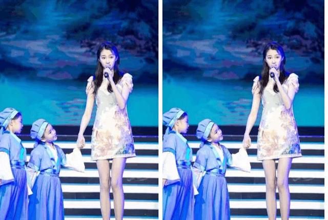 沈月与关晓彤同穿旗袍，一个靠上半身取胜，另一个靠下半身取胜