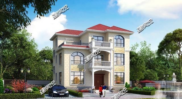  #排队#3款占地120平的别墅，30多万建，村里人都排队上门找你要图纸