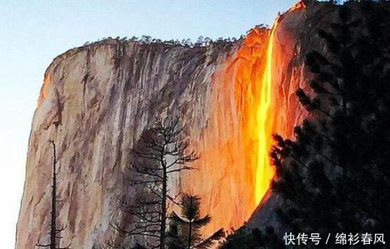 闻名世界的“火瀑布”,不仅非常罕见,如果没有机缘是见不到的
