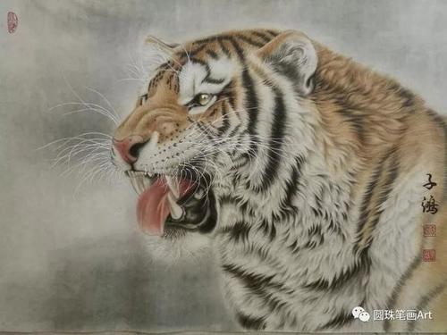 他笔下的这些细腻逼真的工笔画，让人叹为观止！