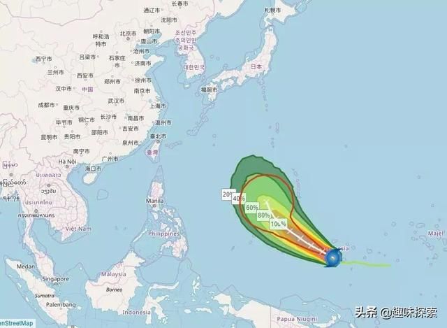 西北太平洋已热出了今年2号台风“蝴蝶”，移动路径已基本确定