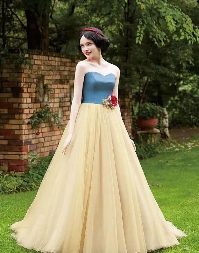  [公主联名]把冰雪奇缘做成婚纱！这些迪士尼公主穿的婚纱裙也太好看了！