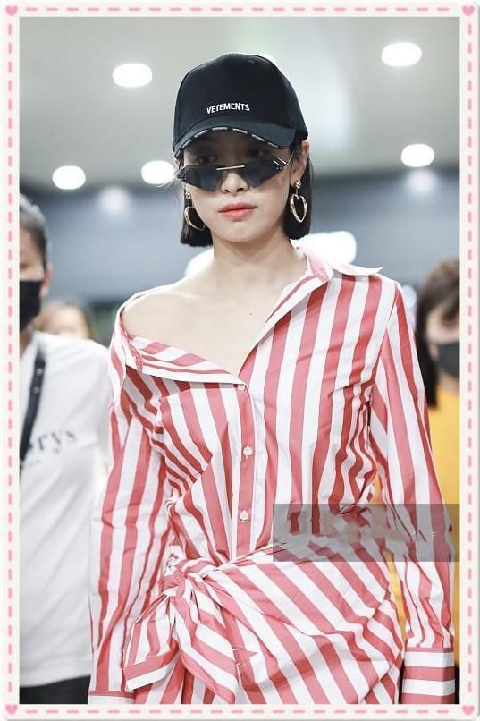 江疏影穿红色格子衫竟输给宋茜?网友:露肩真的比露腿还重要?