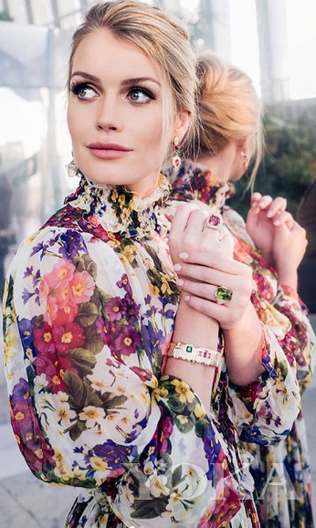 惊艳世界的戴妃侄女 穿上这些花裙子美哭了