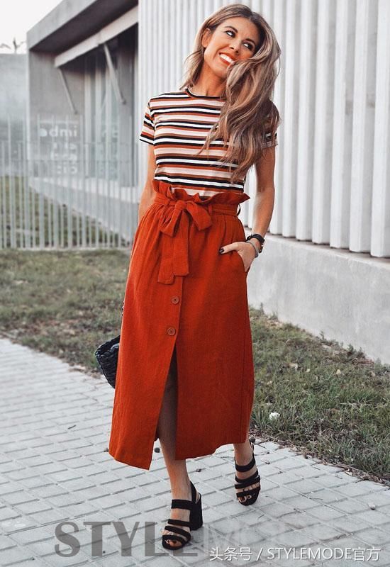 优雅的迷笛裙，夏日里的一股清流