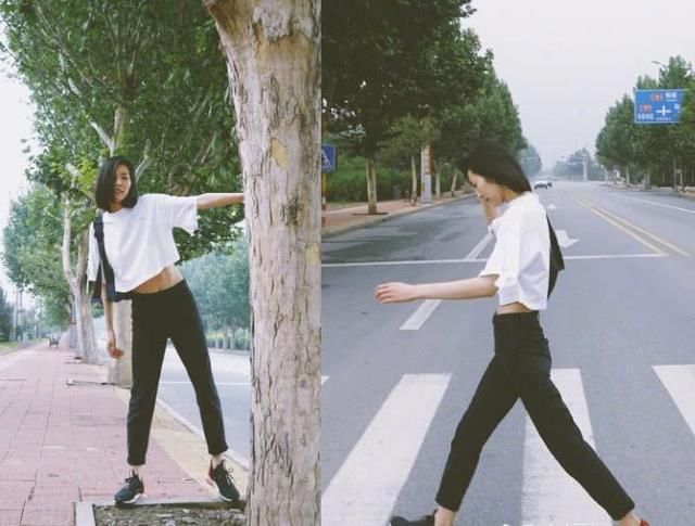 刘雯和奚梦瑶同走机场，一个素颜穿牛仔裤，一个穿了和没穿一样