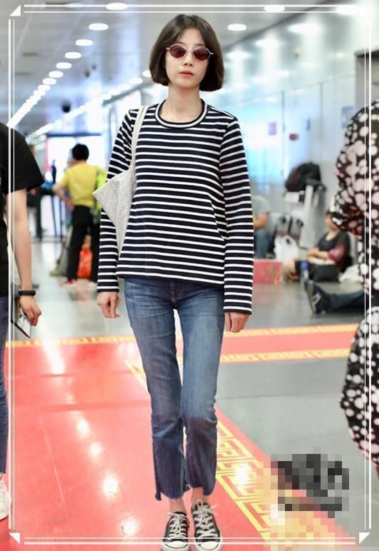 当李溪苪穿牛仔裤撞上倪妮，我才知道为什么都说气质比身材更重要