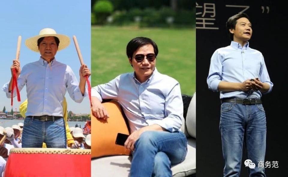 雷军穿牛仔裤见王健林，大佬圈能穿好牛仔裤的没几个...