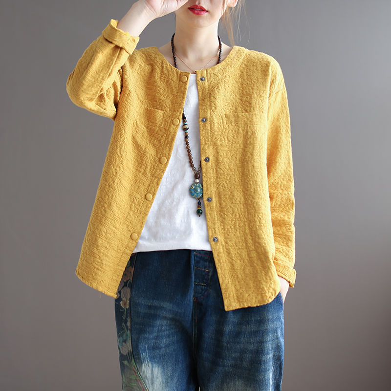 早秋昼夜温差大，9月新品棉麻薄开衫，好看便宜又百搭，赶紧备上