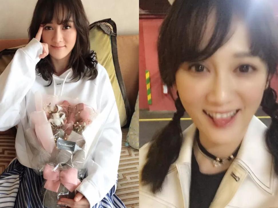 王大陆称林允“小朋友”?同款Q萌氧气刘海,韩国小姐姐自己在家