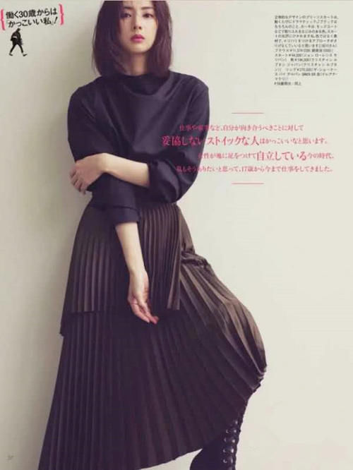  显瘦@百褶裙到底有多美？普通女孩“变仙记”，就这么穿