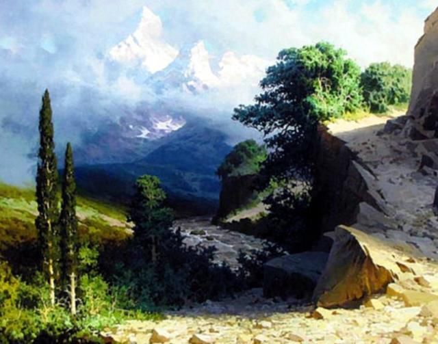 【醉在画中】俄罗斯画家米哈伊尔.费多罗夫风景油画