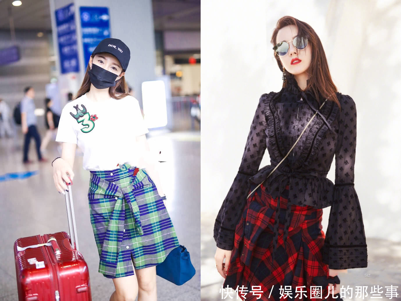 171沈梦辰撞上168迪丽热巴，网友：差距真大，沈梦辰学着点