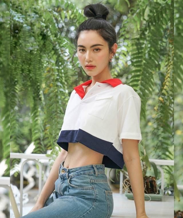  水蛇腰@泰国女星Mai太惊艳了！可甜可盐人间仙女， \＂水蛇腰\＂过于吸睛