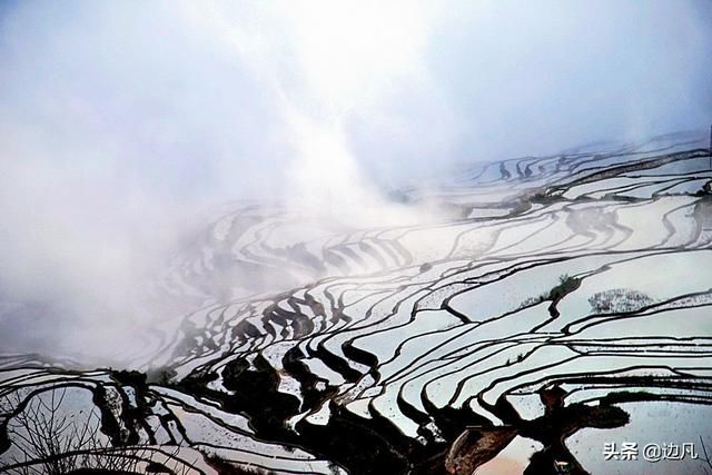 《云南风光》多依树梯田，壮美秀丽，如梦如幻的人间仙境！
