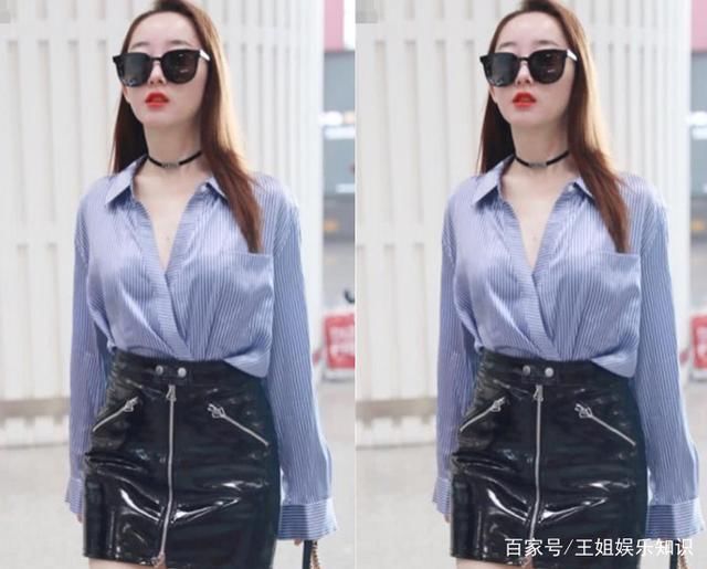 蒋梦婕胆真大！穿一件无扣衬衫就出门，网友：性感到无法直视！