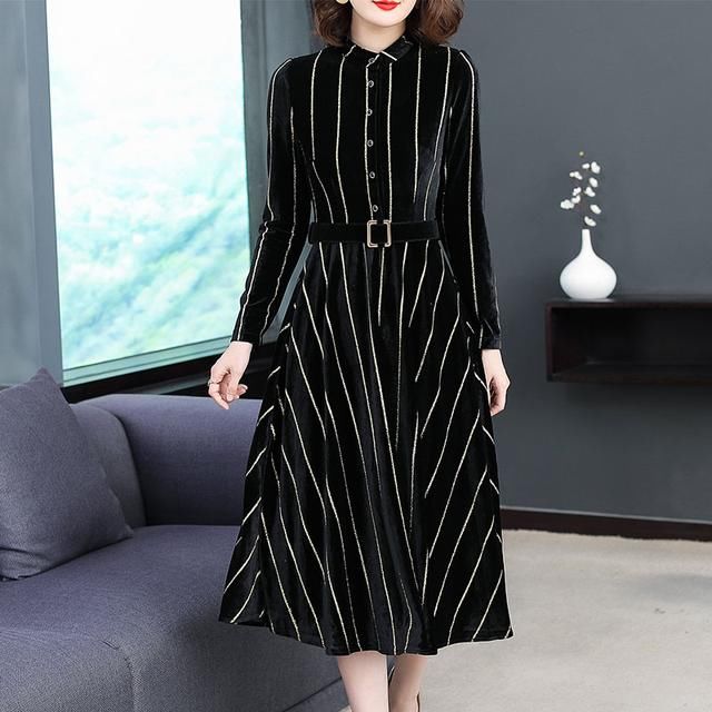 妈妈腰粗屁股大，但秋季穿这“A字裙”，看不出150斤，美上天