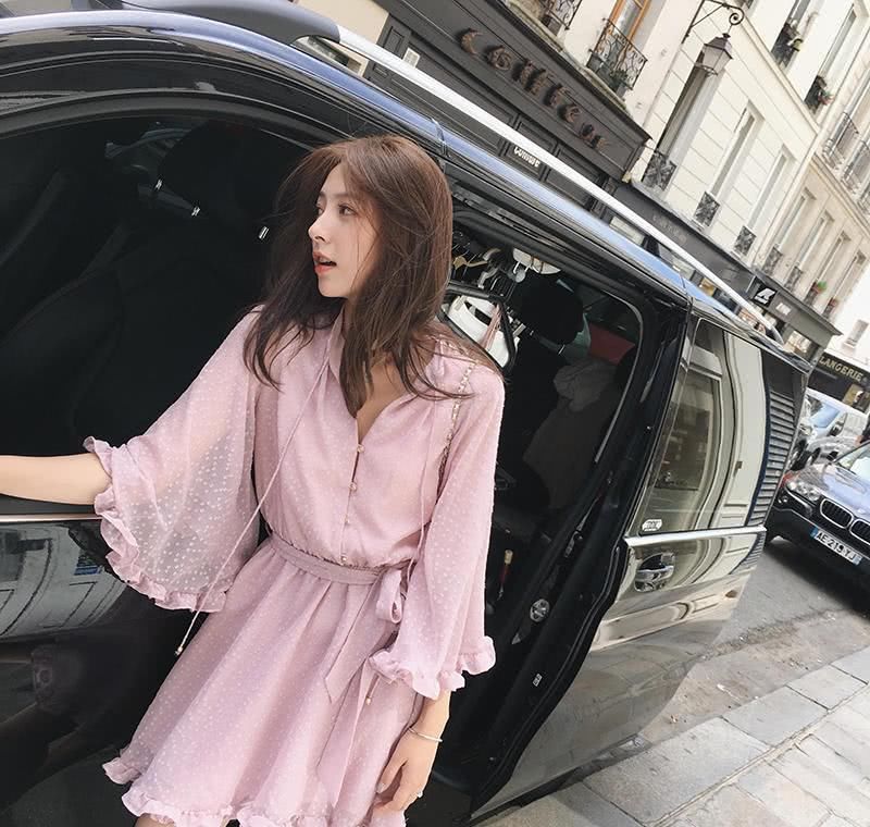  #蕾丝#精致优雅的仙范连衣裙,穿上轻松扮美哦!最佳服饰搭配