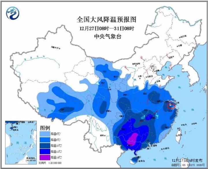 -2℃！气温“高台跳水”，元旦假期要下雪！还和台风有关！