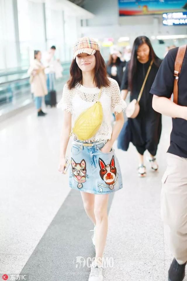 时髦办|两个月不见的刘亦菲穿上牛仔裙更美了