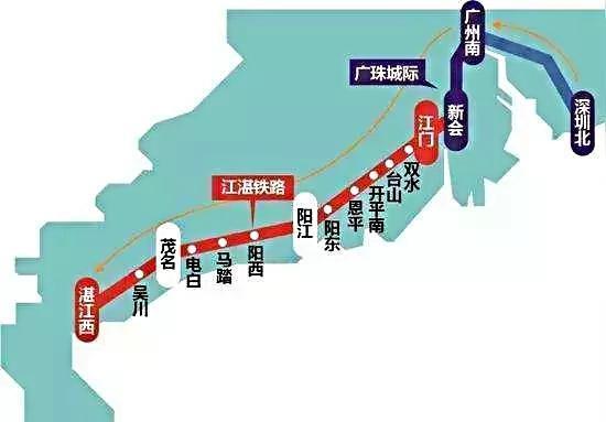  #综合#深茂铁路深圳江门段年内开工！珠西综合交通枢纽江门站全