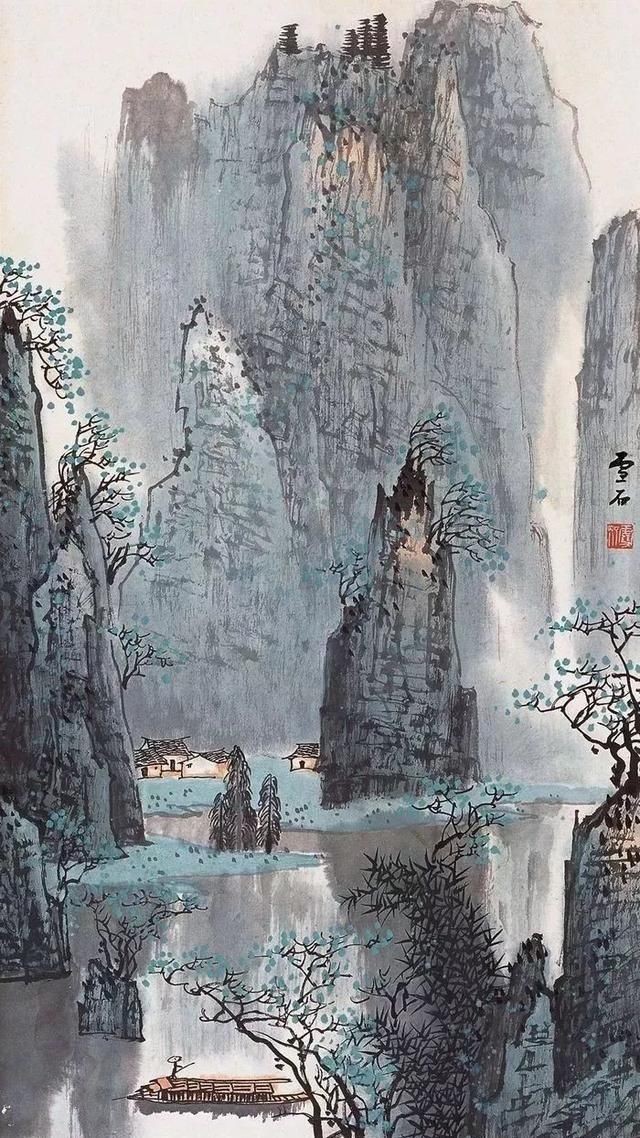 气势如虹、幻如仙境，他的山水画美不胜收，令人神往