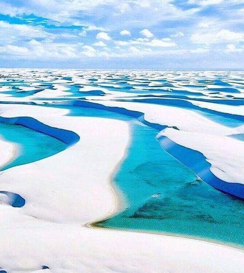 世上最奇沙漠！巴西千湖沙漠：水比沙多、还有鱼虾“美得像仙境”