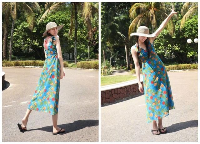 草帽能有多时尚?李沁、热巴旅游都带它，唐艺昕这个笑容我给满分