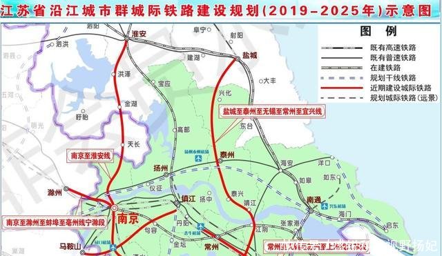 江苏铁路运营图2020版2020年江苏铁路运营就非常牛了！